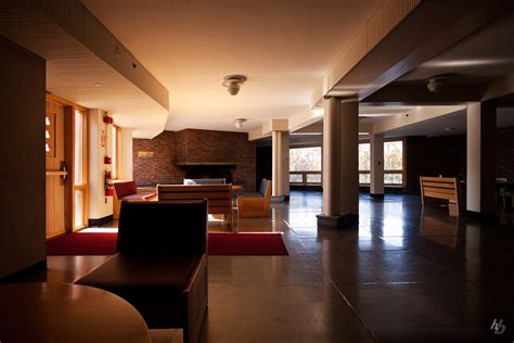 In 1937, alvar aalto received a commission from the a. Baker House (lobby) | Baker House, designed by Alvar Aalto ...