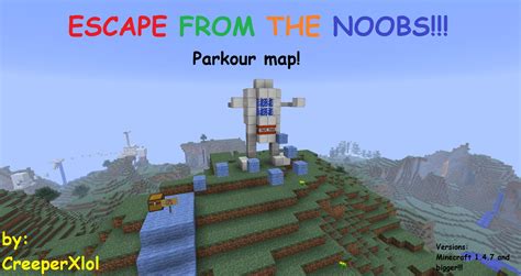 Escape From The Noobs Parkour Map Maps Mapping And Modding