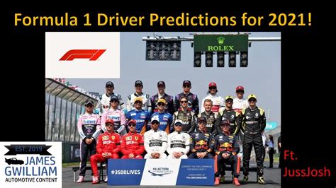 Get up to speed with the new look of the formula 1 grid for 2021 with eight seats changing hands and two teams changing name. F1 2021 Driver Predictions!!! Ft. JussJosh - YouTube