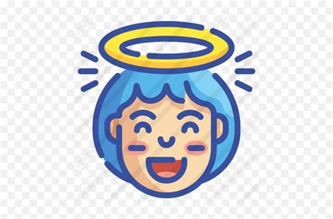 Angel Free Smileys Icons Emoticon Emojiangels Smiling Emoticons