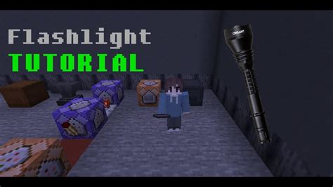 How To Make Working Flashlight In Minecraft 116 Youtube