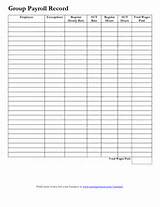 Pictures of Employee Payroll Sign Sheet