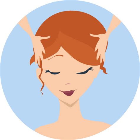 ícone cabeça massagem livre icon