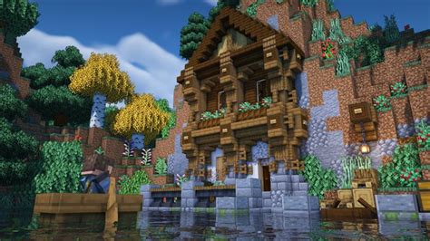 Mythical Sausage On X Minecraft Mountain House Cute Minecraft Houses