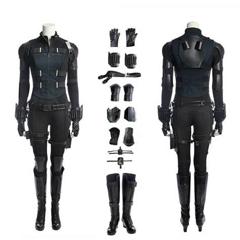 Avengers Infinity War Black Widow Cosplay Costume Custom Made Ebay