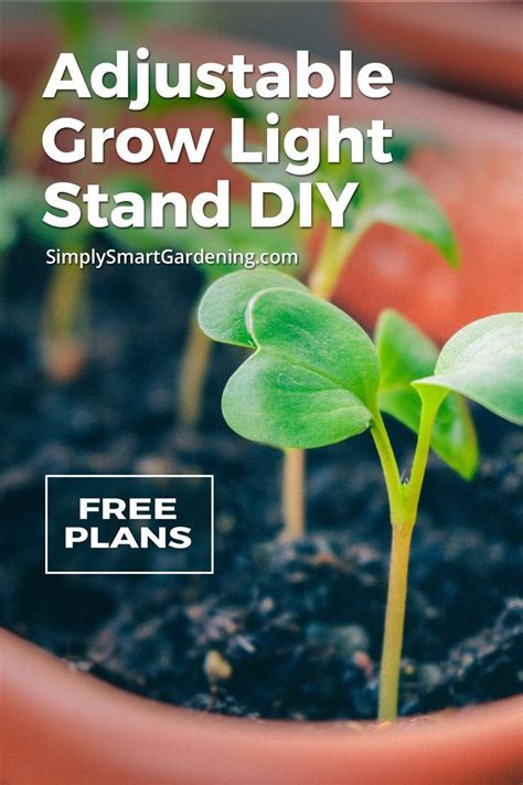 How To Make An Easy Grow Light Stand In An Afternoon Grow Light Stand