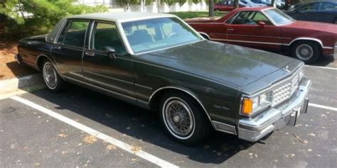 Sell Used 1983 Chevrolet Caprice Classic Chevy 305 V8 2 Bbl Carb Auto Less Than 122k In