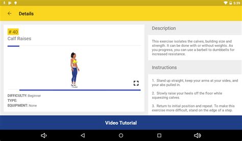 Legs Workout 4 Week Program Android Apps On Google Play
