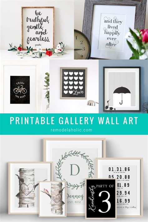 These 20 Black And White Printables Are An Easy Addition To Your Home