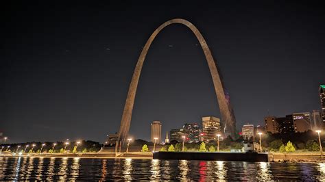 From the middle of the Mississippi River. : r/StLouis