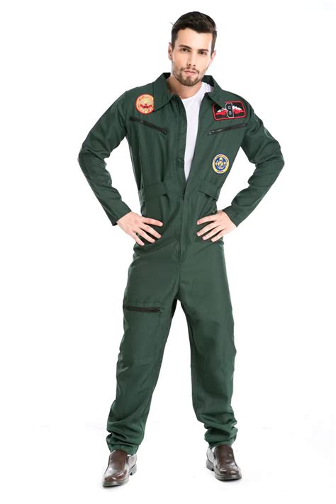 Buy Deluxe Handsome Aviator Cosplay Costume Top Gun