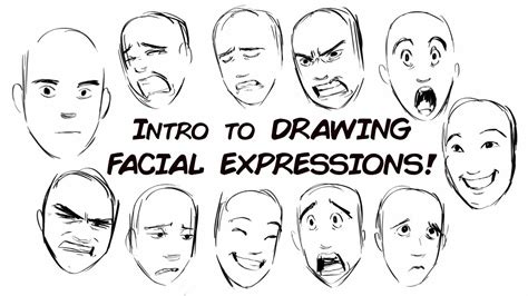 Facial Expressions Drawing Shadowqas