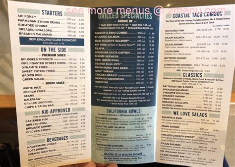 During that period, the franchise continued opening. Online Menu of California Fish Grill Restaurant, Palmdale ...