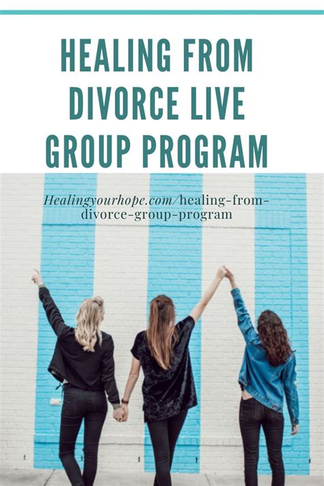 Healing From Divorce Live 8 Week Group Program Divorce Divorce