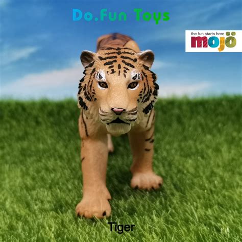 Jual Mojo Animal Figurine Bengal Tiger Mainan Miniatur Binatang