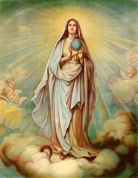 Inmaculada ConcepciÓn O Virgen Del Globo Aparición A Santa Catalina