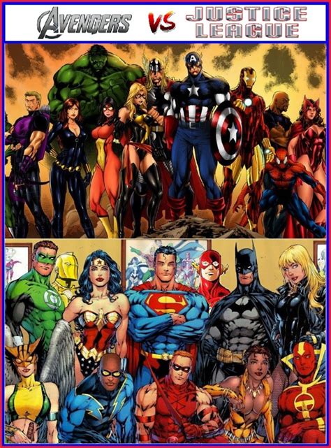 Marvel Avengers Vs Dc Justice League Battles Comic Vine