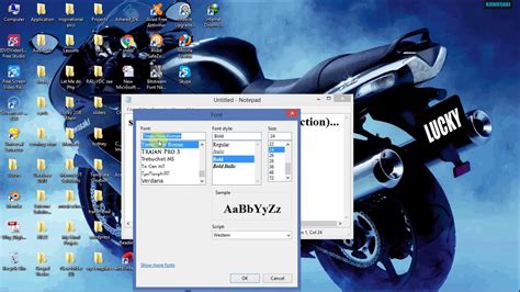 You can use the custom fonts and global styles features to easily change the fonts that appear on your blog or site. How to change Fonts on Notepad (In 2018 NEW!!!) - YouTube