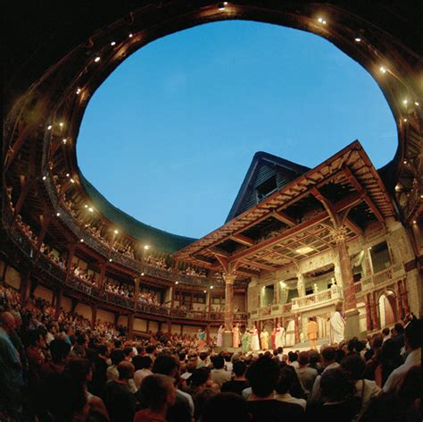 The Globe Theatre Situated On The Bustling London South Bank Is A