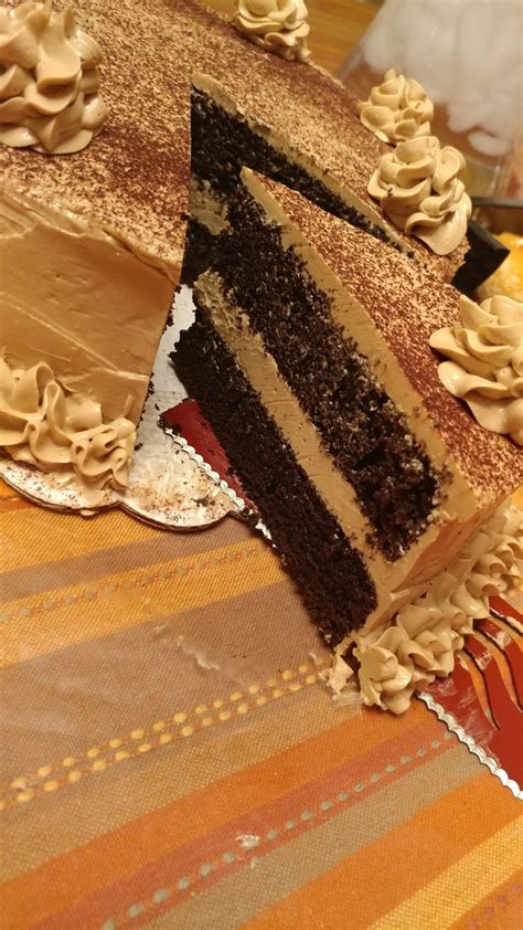 The best homemade german chocolate cake with layers of coconut pecan frosting and chocolate frosting. 8" Double Layer Bustelo Cake. Homemade Chocolate Cake with ...
