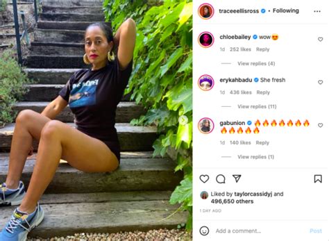 ‘legs For Days Tracee Ellis Ross Stuns Fans With This Sultry Post