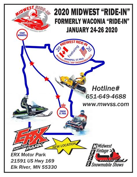 Waconia Ride In News Midwest Vintage Snowmobile Shows