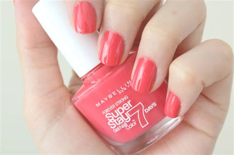 maybelline superstay 7 day gel nail colour hot salsa beauty and the chic bloglovin