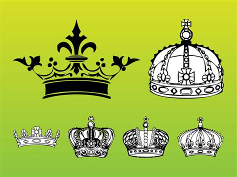 Royal Crowns Vector Art And Graphics