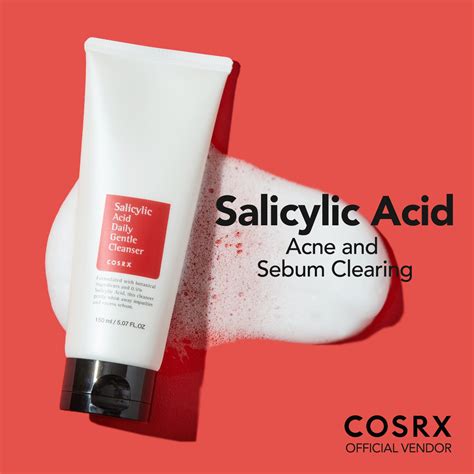 cosrx salicylic acid daily gentle cleanser 150ml lazada ph