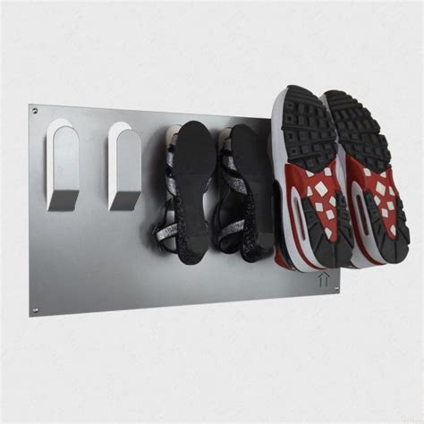 Alibaba.com offers 1,344 shoes display wall shelves products. Horizontal Wall Mounted Metal Shoe Rack - Metallic Silver