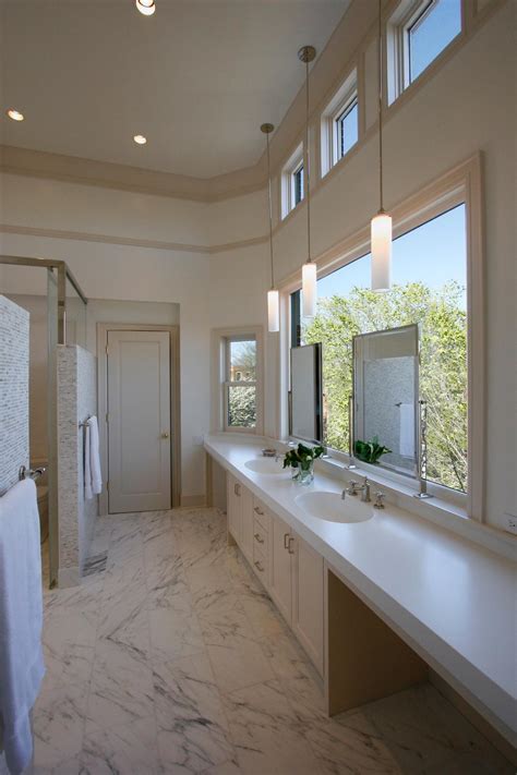 Transitional Master Bathroom Offers Space For Two Hgtv