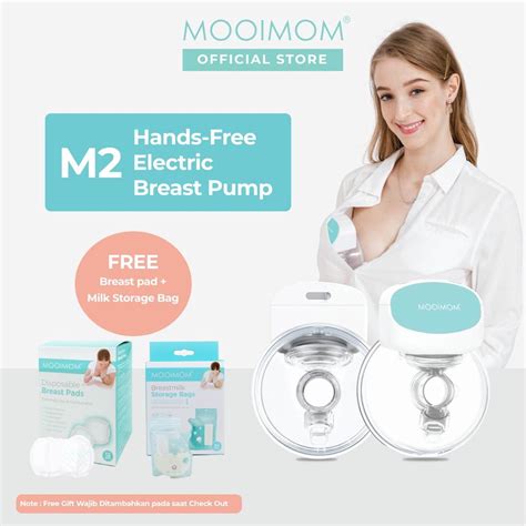 Jual Ready Stock Mooimom Hands Free Wireless Electric Breast Pump M Pompa Asi Elektrik