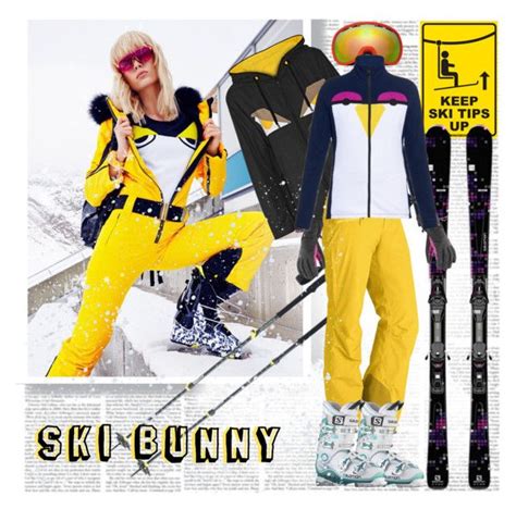 ski bunny by stylepersonal liked on polyvore featuring salomon fendi marmot zeal optics