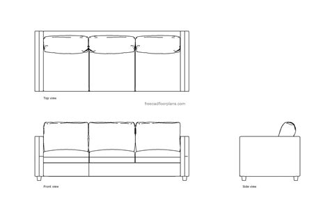Ikea Friheten Sleeper Sofa Autocad Block Free Cad Floor Plans