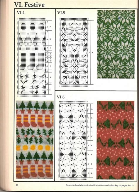 machine knitting patterns catalog punch card pattern etsy