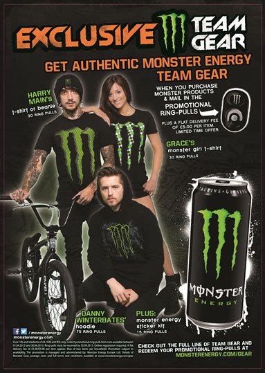 Monster Energy Reveals Team Gear Promotional Campaign Foodbev Media