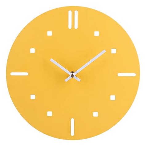 12 Inch Simple Style Iron Art Brief Wall Clocks For Home Decor Brief