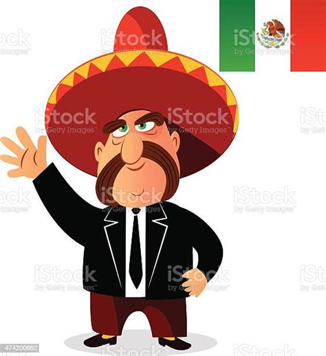 Mexican Stock Illustration Download Image Now 2015 Adult Cartoon Istock