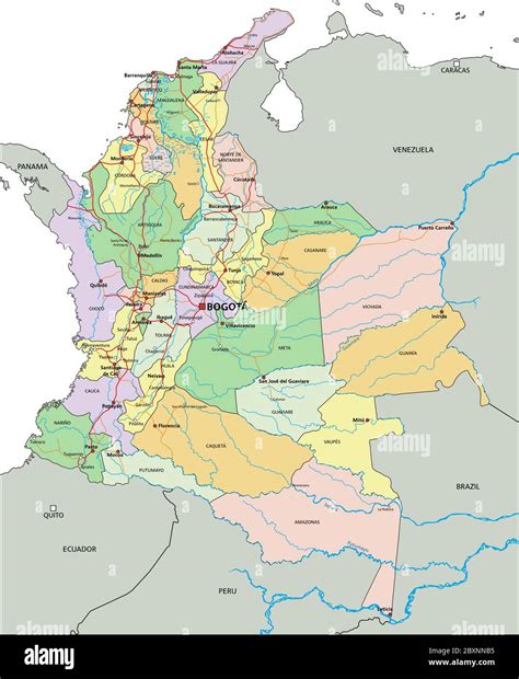 Mapa Politico Colombia