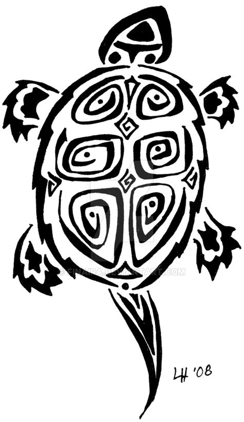 Tribal Turtle Drawing At Getdrawings Free Download