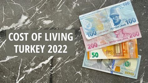 What is the cost of living in Turkey in US dollars?