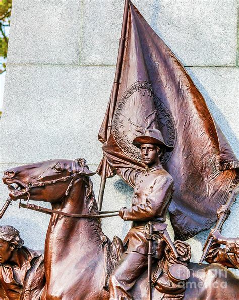 Virginia Monument Gettysburg Pennsylvania Photograph By William E
