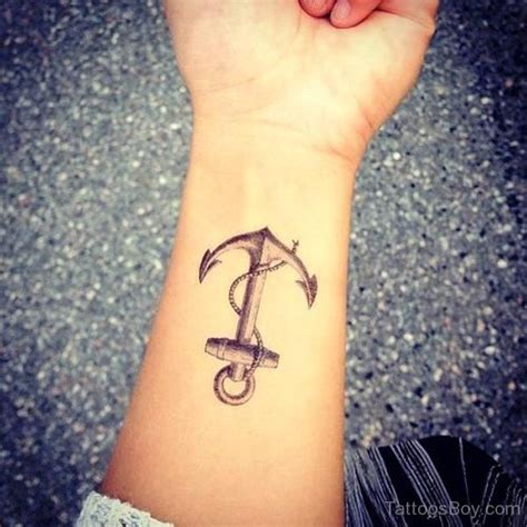 Anchor Tattoo Design On Wrist Tattoos Designs