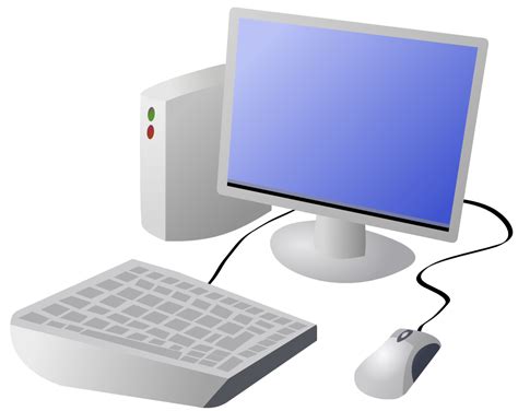 Onlinelabels Clip Art Cartoon Computer And Desktop