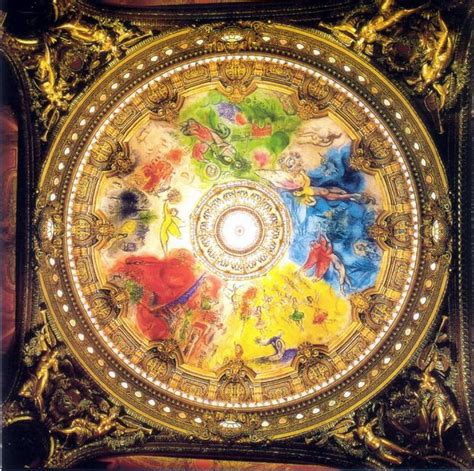 3 thoughts on chagall's ceiling at the paris opera house. Marc Chagall ceiling for the Paris Opera. 1963 - 1964 ...