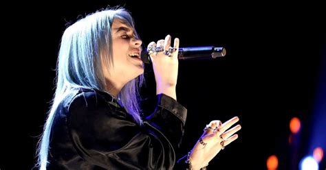 Billie eilish smiling cute wallpapers smile instagram singer lish eye hair celebrity burritos vegan sakshi wallpapersafari alpha doll wattpad does. Billie Eilish 'When We All Fall Asleep' Album Review