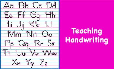 teaching handwriting keys to literacy