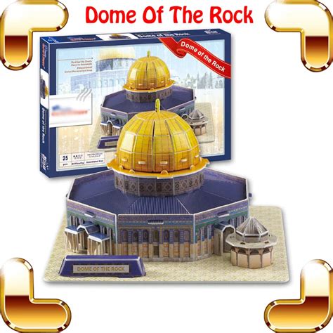 New Year T Dome Of The Rock 3d Puzzle Model Structure Diy Religion