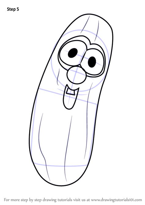 First you have to draw a long line. Learn How to Draw Larry the Cucumber from VeggieTales ...