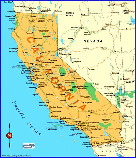 Map Of Northern California Cities World Map Images